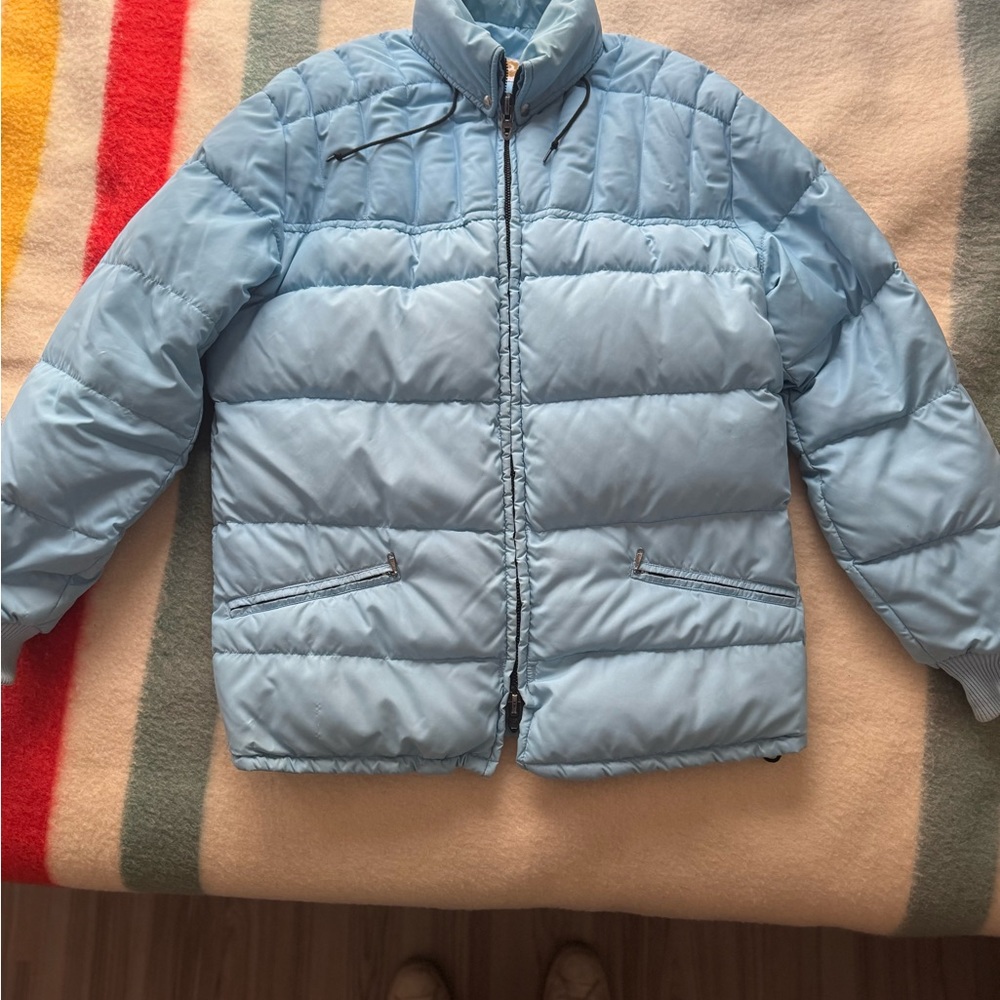 Light Blue Puffer Jacket